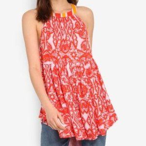 Free People Mimi Tunic Lavender Mini Dress S